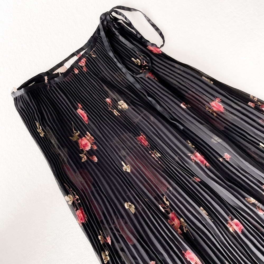 WILFRED Floral Pleated Skirt